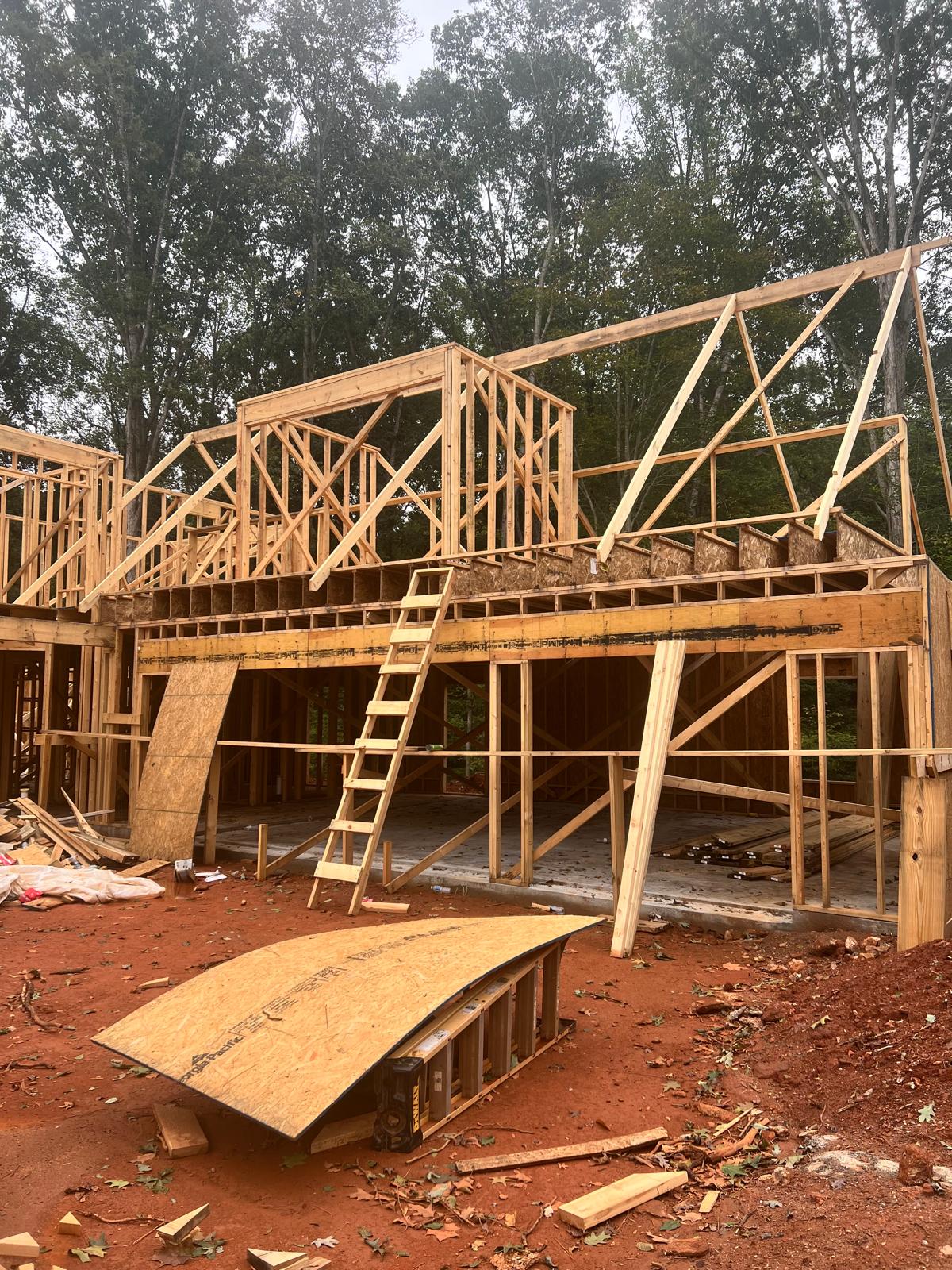 Residential framing stage